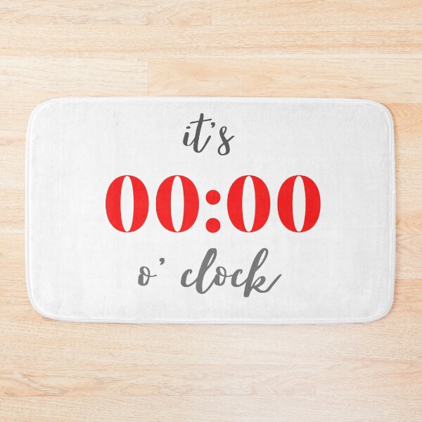 Item preview,   it's zero o' clock designed and sold by Bubblegirl17.