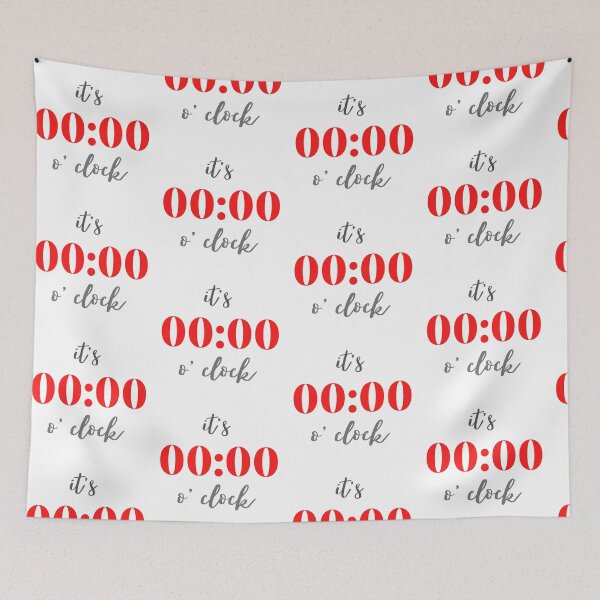 Item preview,   it's zero o' clock designed and sold by Bubblegirl17.