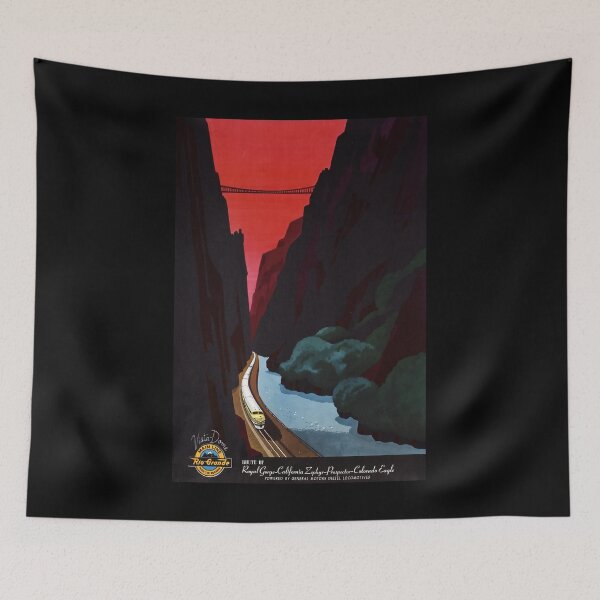 Item preview, Rio Grande retro poster designed and sold by CorasPosters.