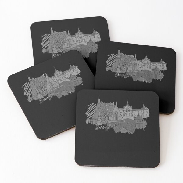 Item preview, Bangkok City in Black and White designed and sold by tpixx.