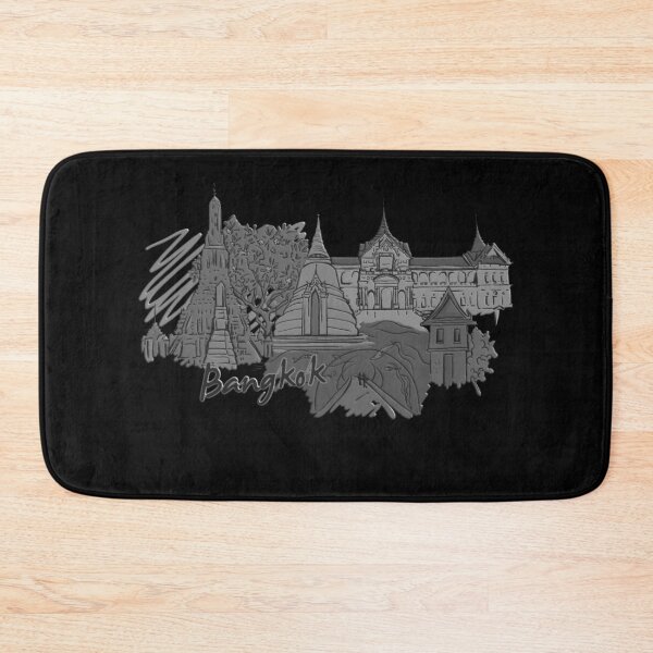 Item preview, Bangkok City in Black and White designed and sold by tpixx.