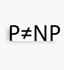 P!=NP Canvas Print
