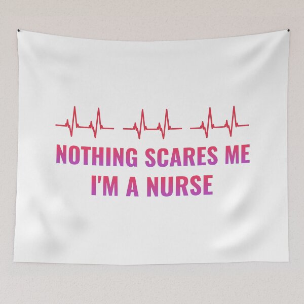 Item preview, Nothing Scares Me I'm A Nurse designed and sold by NikStore.