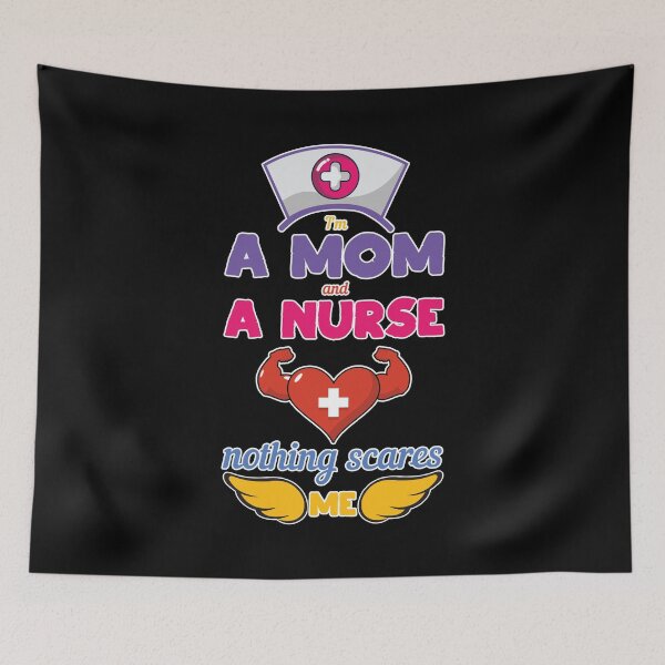 Item preview, I'm a Mom and a Nurse nothing scares me designed and sold by Beefytee.