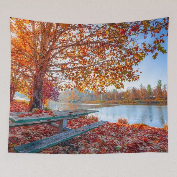 Item preview, autumn leaves, autumn, fall, nature, winter, cute, halloween, forest, leaves, red, yellow, orange, designed and sold by prteacool.