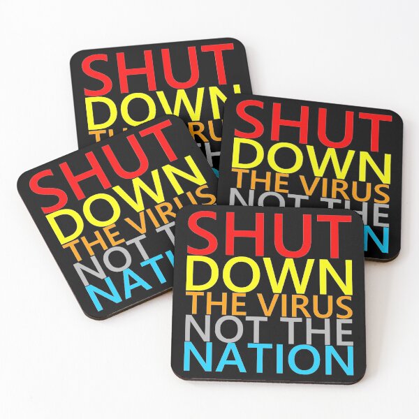 Item preview, Shut down the virus not the nation designed and sold by aktiveaddict.