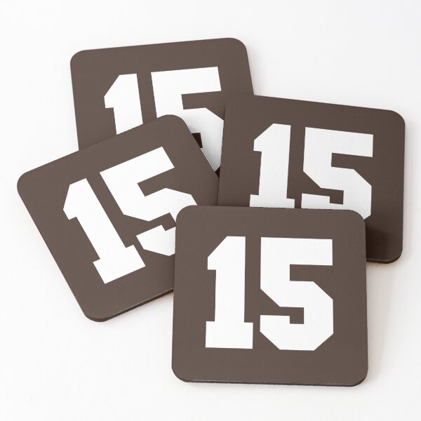 Item preview, 15 Number Cleveland Sports Fifteen Brown Jersey designed and sold by HelloFromAja.