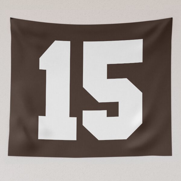 Item preview, 15 Number Cleveland Sports Fifteen Brown Jersey designed and sold by HelloFromAja.