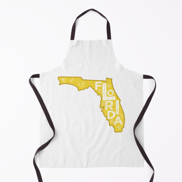 Item preview, Florida Map Typography Gold designed and sold by HelloGentry.