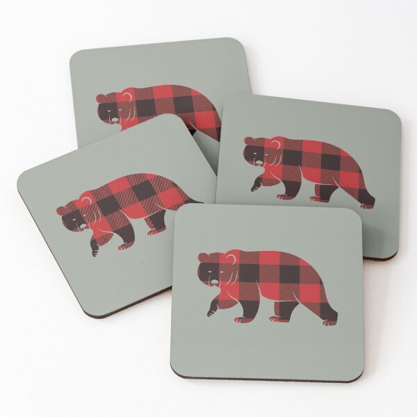 Item preview, Bear red flannel designed and sold by Apoorv Choudhary.