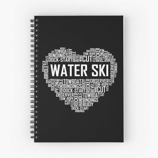 Item preview, Water Ski Heart Lover Gift Waterski Love Gifts Skiing designed and sold by aliciarogers2.