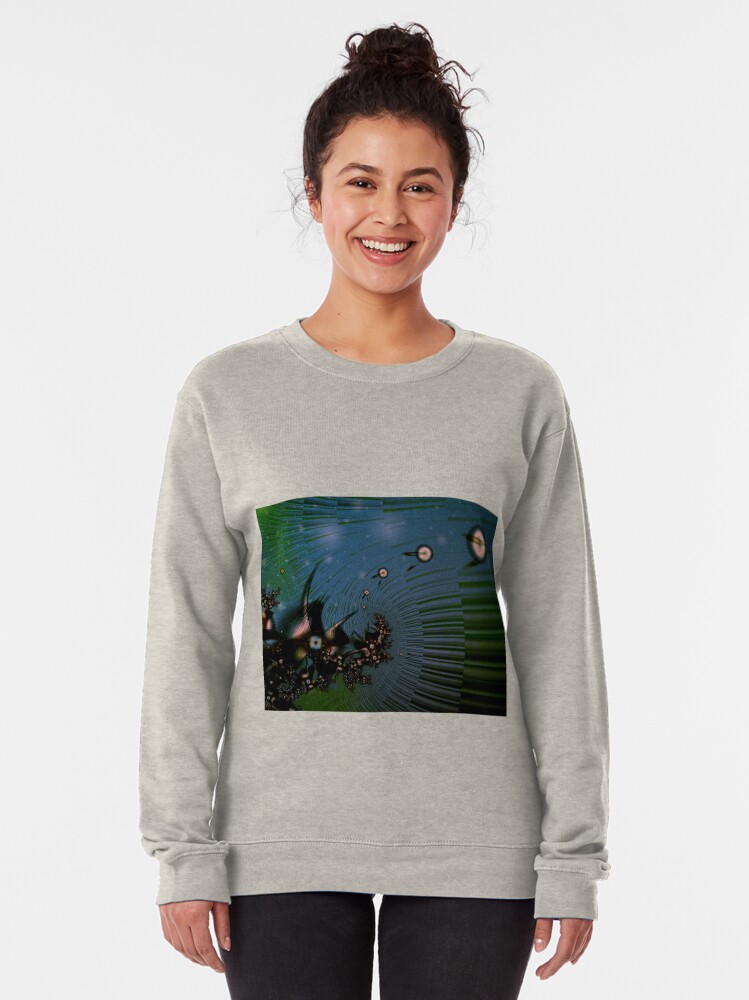 Alternate view of Fairy Dust Art Design Pullover Sweatshirt