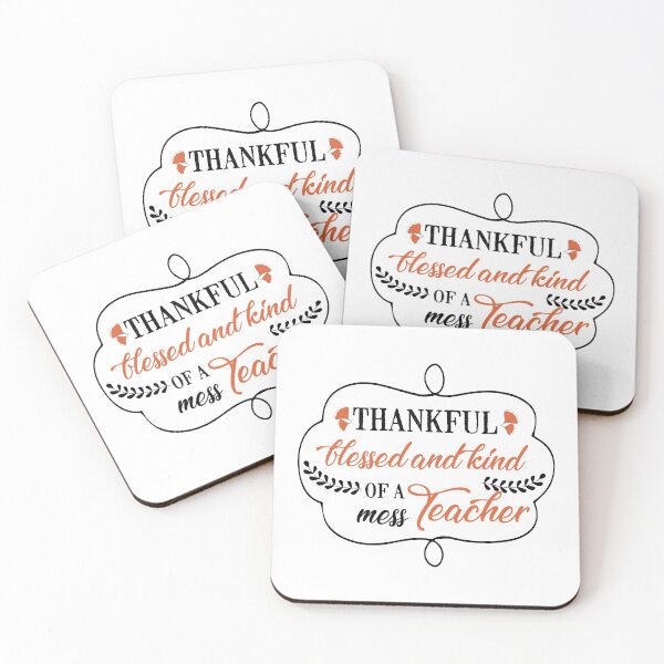Item preview, Thankful blessed and kind of a mess Teacher designed and sold by bhaktishendkar.