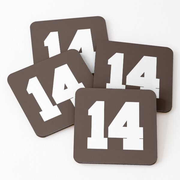 Item preview, 14 Number Cleveland Sports Fourteen Brown Jersey designed and sold by HelloFromAja.