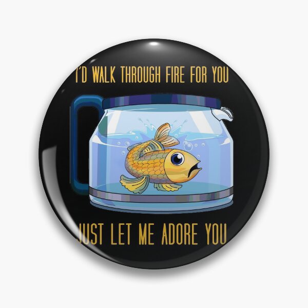 Item preview, Copy of Just let me adore you, fish inside coffee pot designed and sold by Jaime Brash.