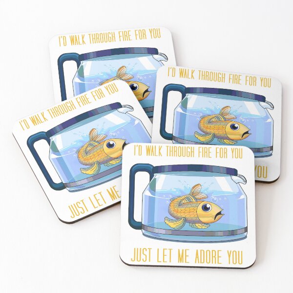 Item preview, Just let me adore you, fish inside coffee pot designed and sold by Jaime Brash.