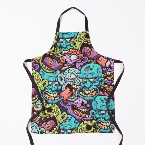 Item preview, Zombie Heads Pattern designed and sold by PatternSquare.