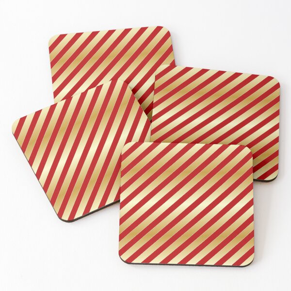 Item preview, Red and Gold Stripes designed and sold by Color Me F*@k!ng Happy.