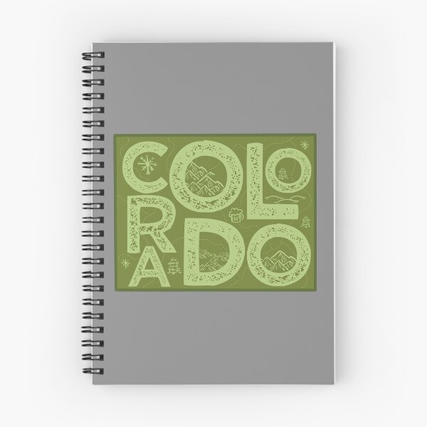 Item preview, Colorado Map Typography Green designed and sold by HelloGentry.
