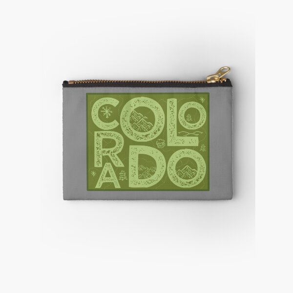 Item preview, Colorado Map Typography Green designed and sold by HelloGentry.