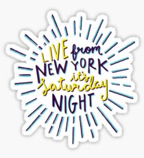 Saturday Night Live Sticker