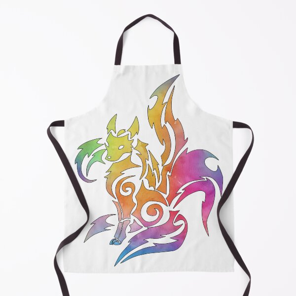 Item preview, Rainbow Kitsune Gumiho Five tailed fox designed and sold by NiAArtland.