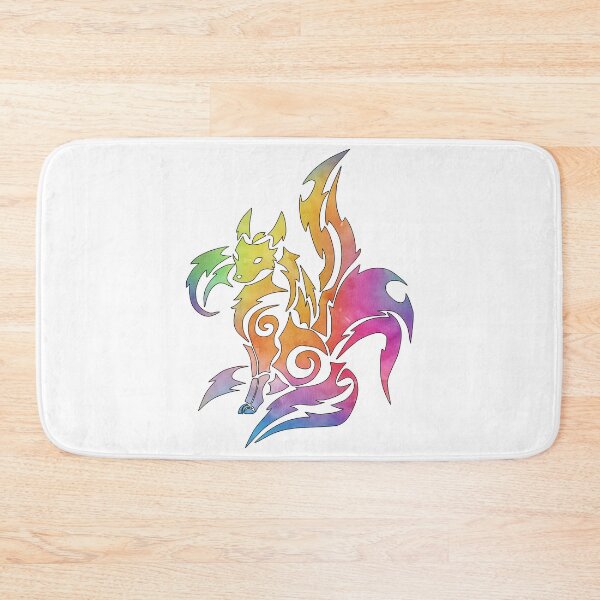 Item preview, Rainbow Kitsune Gumiho Five tailed fox designed and sold by NiAArtland.