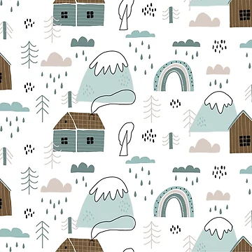 Artwork thumbnail, Scandinavian Boho Pattern by PatternSquare