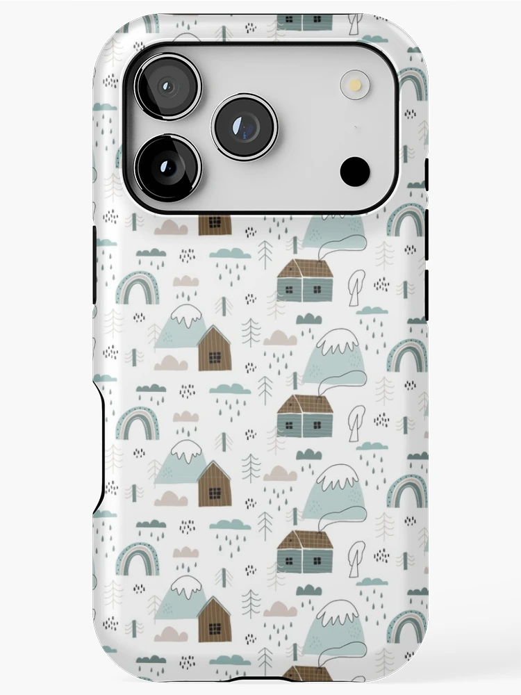 Thumbnail 1 of 4, iPhone Case, Scandinavian Boho Pattern designed and sold by PatternSquare.