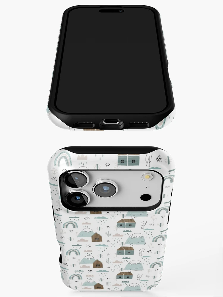 Thumbnail 3 of 4, iPhone Case, Scandinavian Boho Pattern designed and sold by PatternSquare.