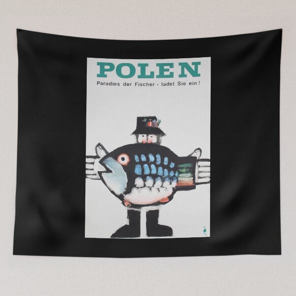 Item preview, Polen retro poster designed and sold by CorasPosters.