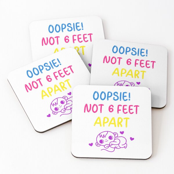 Item preview, Oopsie! Not 6 feet apart designed and sold by ProudLatinx.