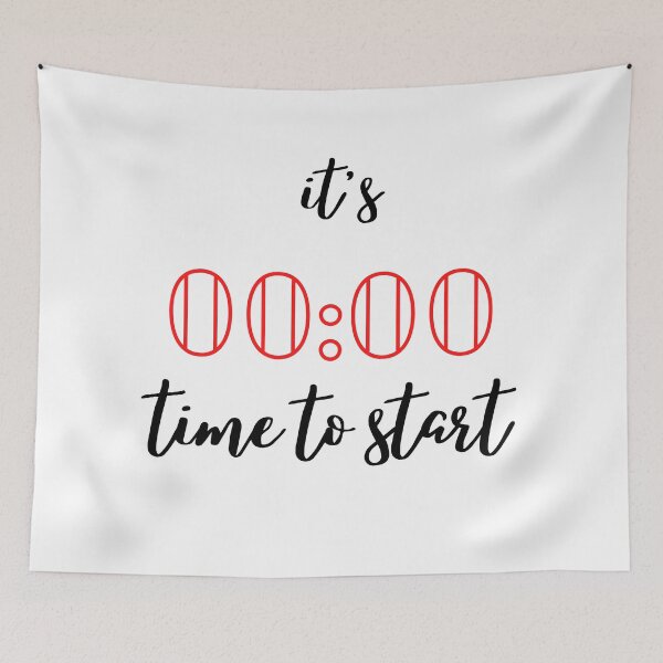Item preview,  it's zero o' clock time to start  designed and sold by Bubblegirl17.