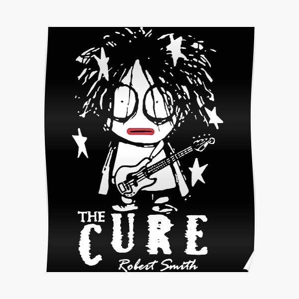 Robert Smith1980's Rock and Roll Personality Poster The Cure
