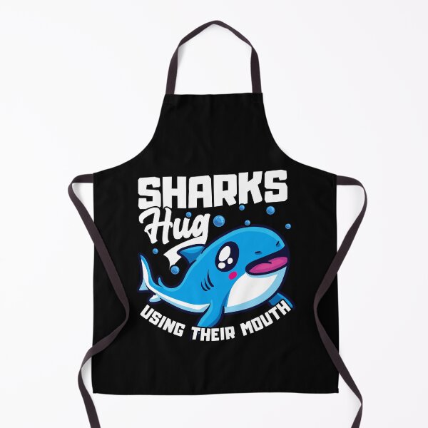 Item preview, Sharks Hug Using Their Mouth Funny Shark Pun designed and sold by perfectpresents.
