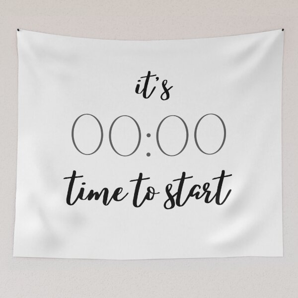 Item preview,  it's zero o' clock time to start  designed and sold by Bubblegirl17.