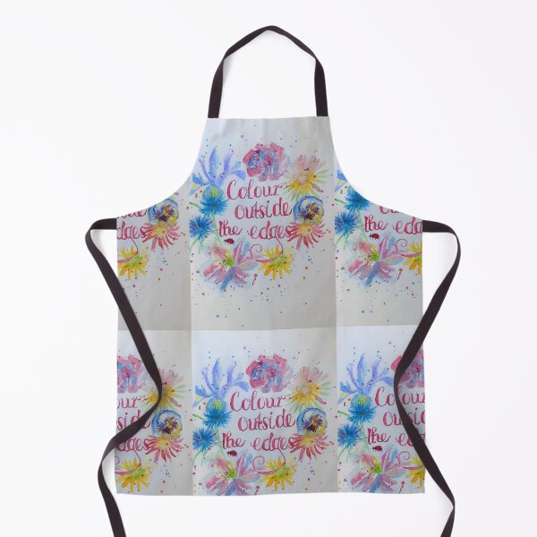 Item preview, Colorful flower Watercolor Painting - Colour Ouside The Edges designed and sold by Sarah Rajkotwala.