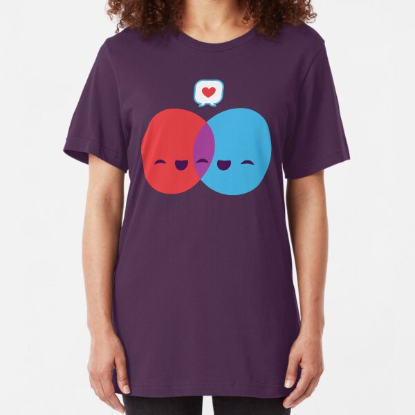 Love Diagram Slim Fit T-Shirt