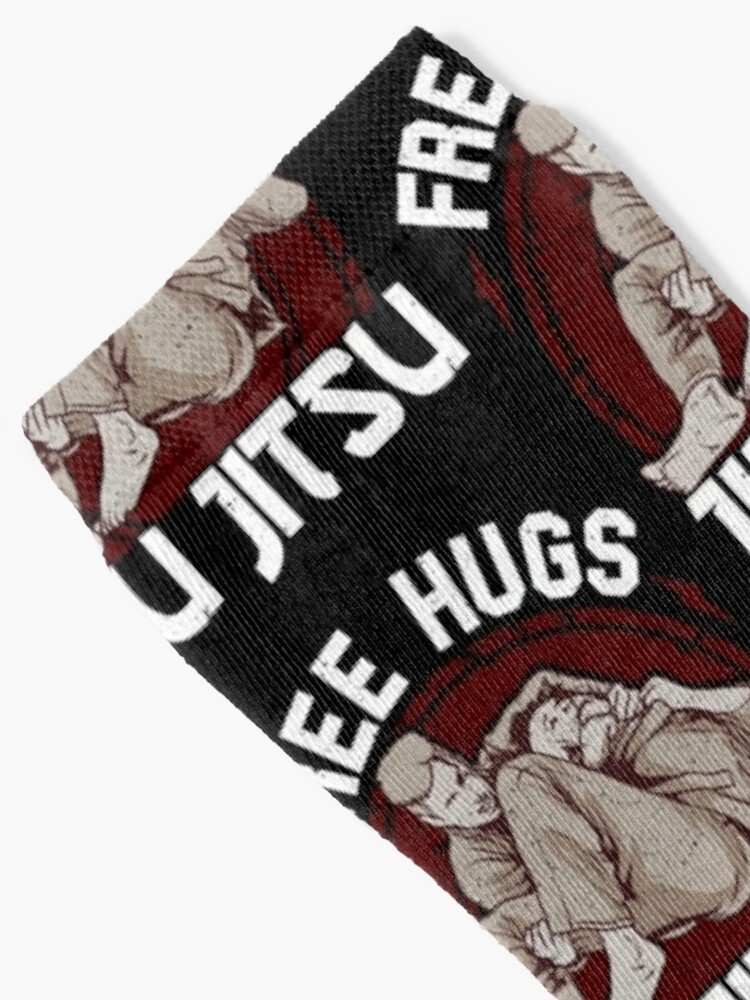 Funny Jiu Jitsu Free Hugs Pun BJJ Martial Arts Socks for Sale by  perfectpresents