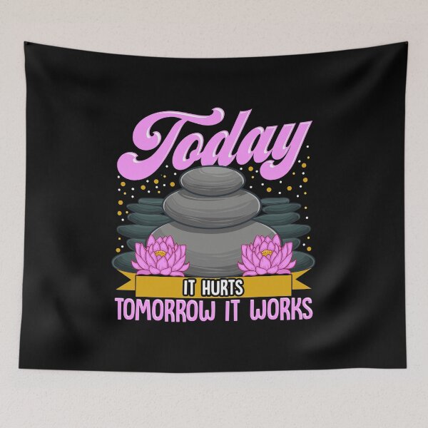 Item preview, Today It Hurts Tomorrow It Works Massage Therapist designed and sold by perfectpresents.
