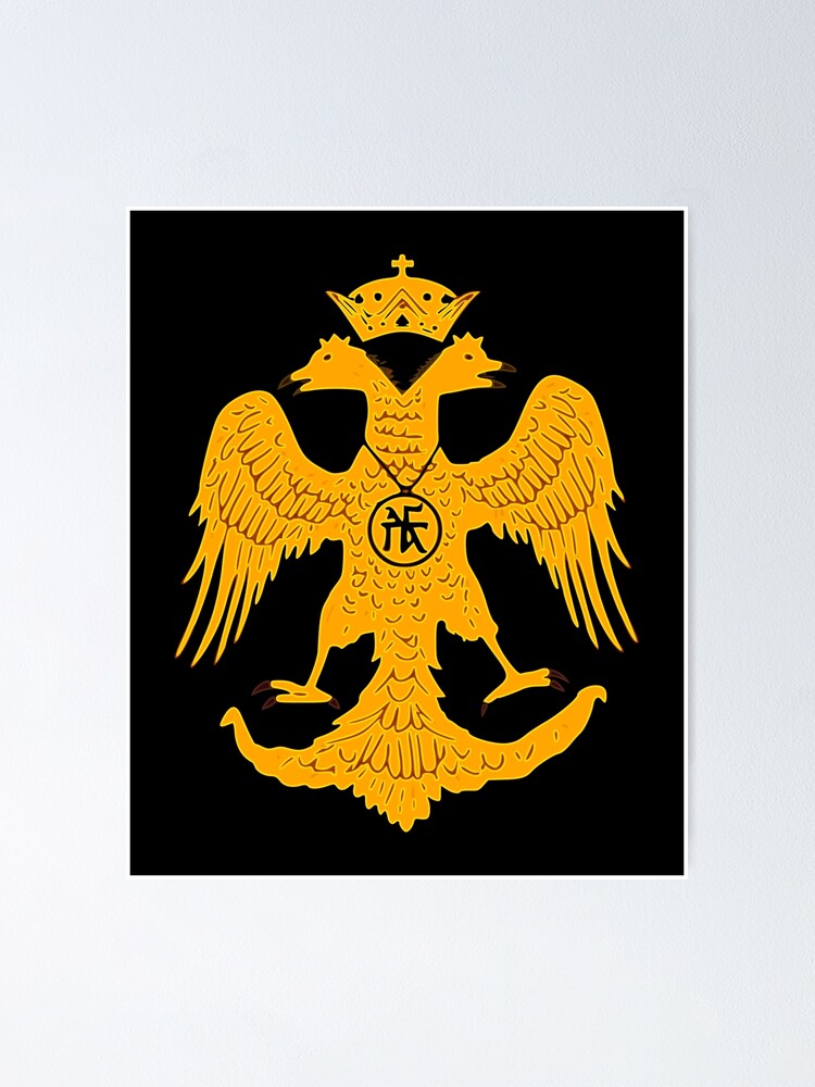 Byzantine Empire Double Headed Eagle Symbol Poster By H44k0n Redbubble Byzantine Empire Double Headed Eagle Symbol Poster By H44k0n Redbubble