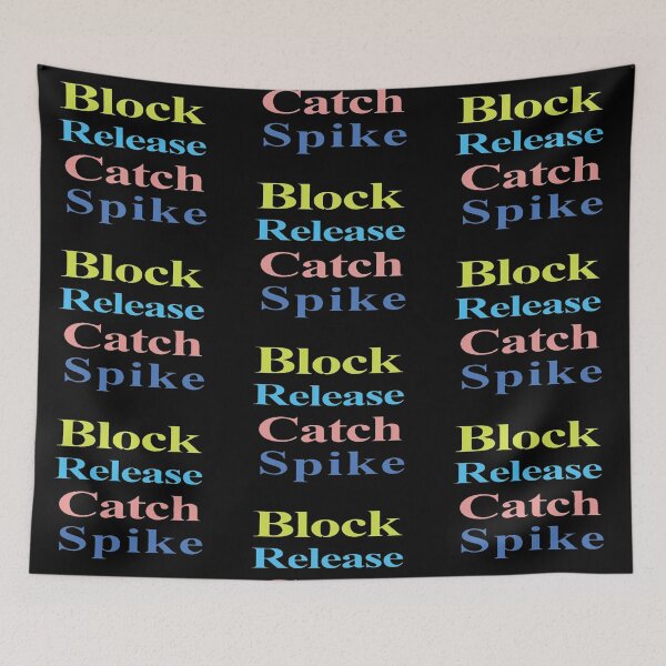 Item preview, Block Release Catch Spike black designed and sold by NancyArtDesigns.