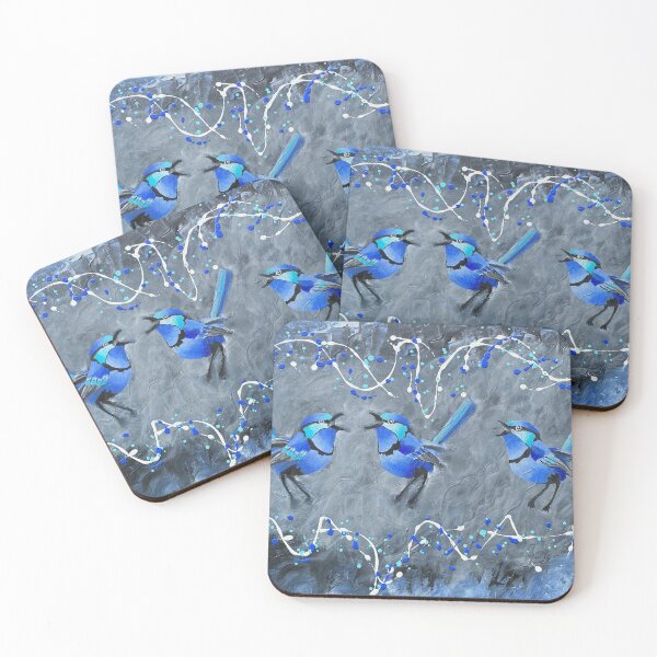 Item preview, Blue Wrens in Harmony designed and sold by Kerry T.