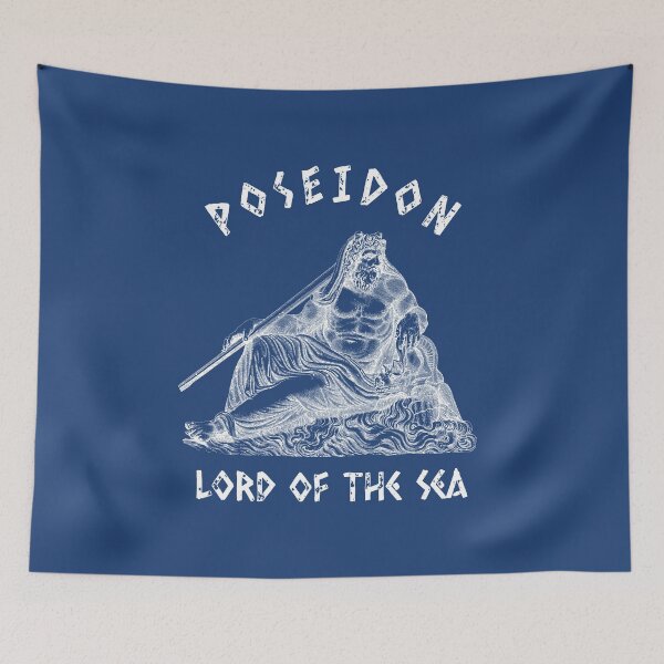 Item preview, Poseidon Lord of the Sea Olympian Ancient Greek Mythology designed and sold by h44k0n.