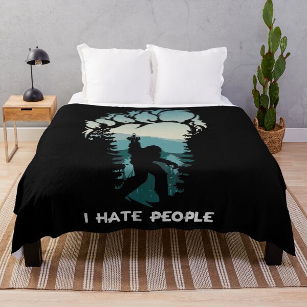 Item preview, I Hate People Bigfoot Footprint designed and sold by Ballard4119.