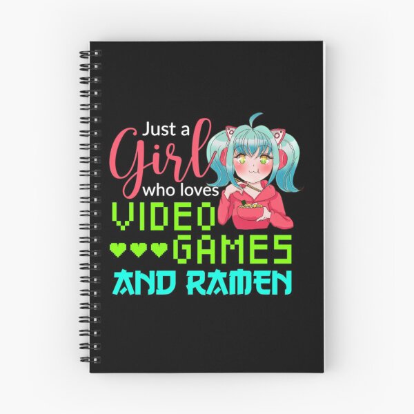 Item preview, Just A Girl Who Loves Video Games And Ramen designed and sold by MichaelLong234.