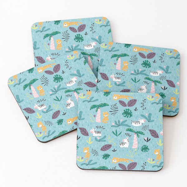 Item preview, Cute Leopard and Zebra Pattern designed and sold by PatternSquare.
