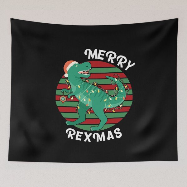 Item preview, Merry Rexmas Christmas designed and sold by TheStudioBee.