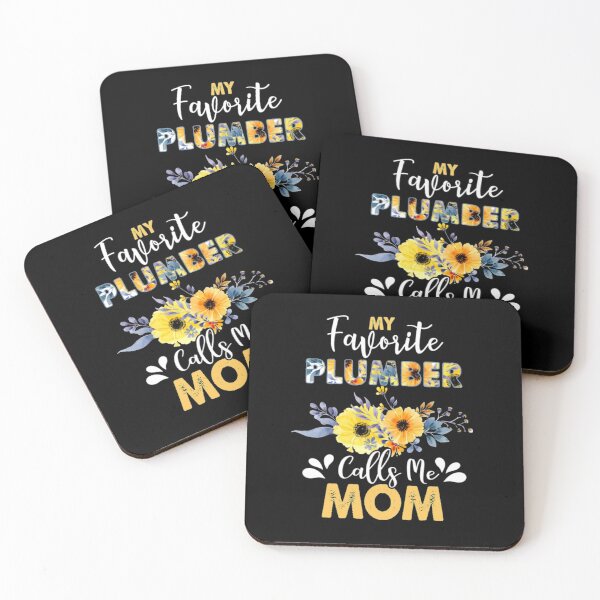 Item preview, My Favorite Plumber Calls Me Mom Floral Funny Mother designed and sold by JoanneHughes.