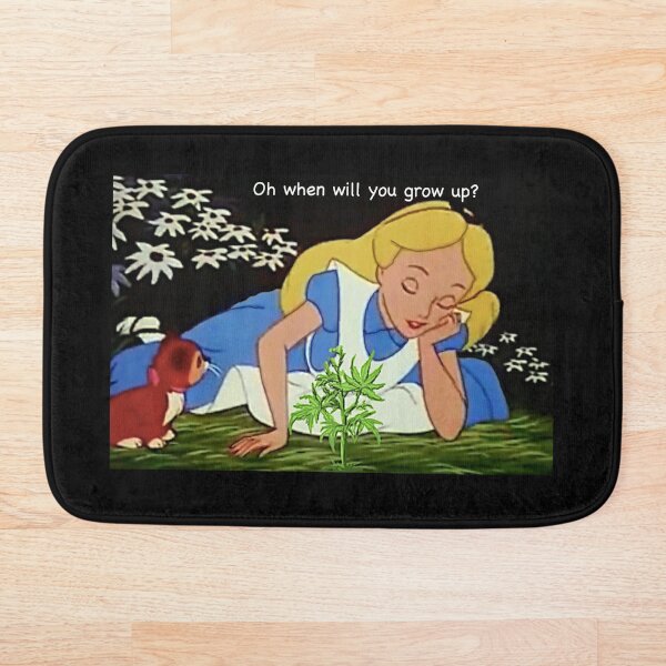 Item preview, Alice In Wonderland Talking To Weed Plants  designed and sold by Helen Marvellous.